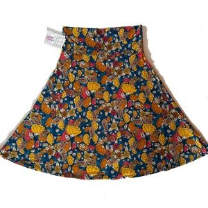 LLR Azure Blue and Yellow Floral M